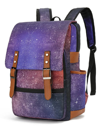 Rolltop Rucksack Starry Sky – Vintage-Look