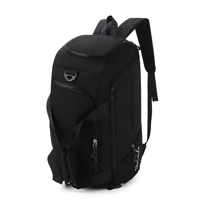 Rolltop Rucksack Wasserdicht Damen Schwarz –