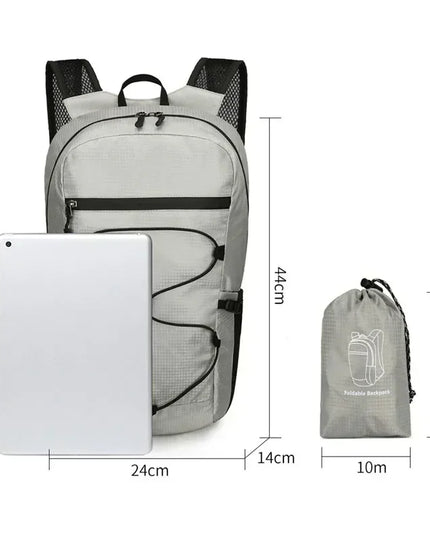 Rolltop Rucksack Wasserdicht Damen Schwarz
