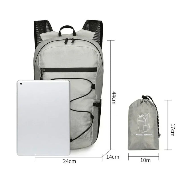 Rolltop Rucksack Wasserdicht Damen Schwarz