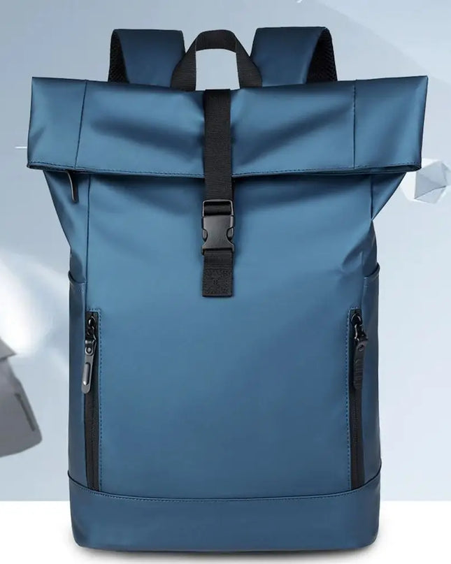Rolltop Rucksack Wasserdicht Schwarz Urban