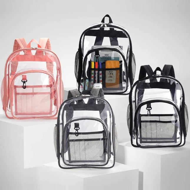 Transparenter Rolltop Rucksack Wasserdicht