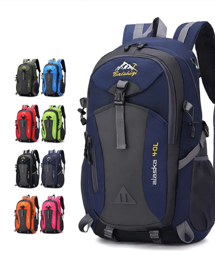 Rolltop Rucksack Wasserdicht Damen Blau 40L