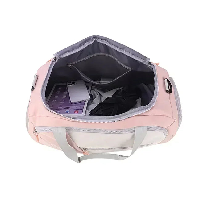 Rolltop Rucksack Wasserdicht Damen Blau –