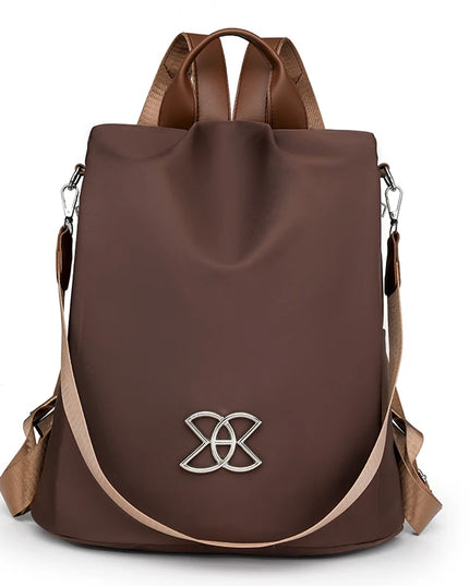 Rolltop Rucksack Kaffeebraun – Dein