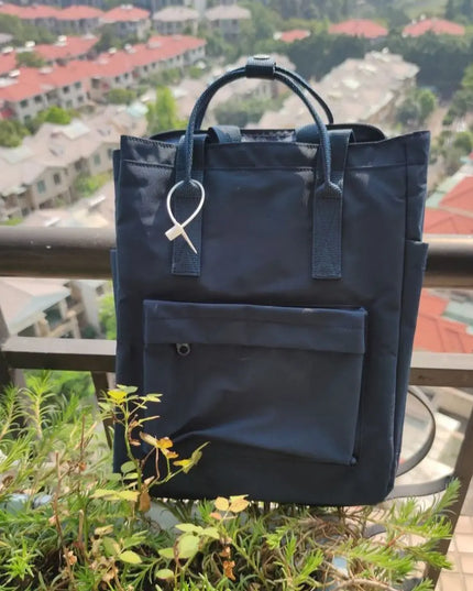 Rolltop Rucksack Blau Vielseitig