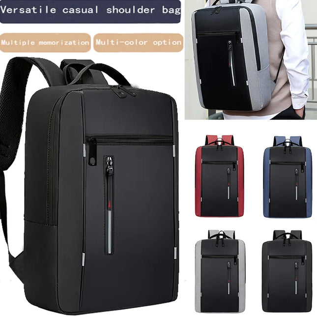 Rolltop Rucksack Schwarz - Business Elegant