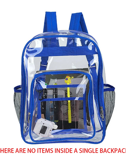 Transparenter Rolltop Rucksack Wasserdicht