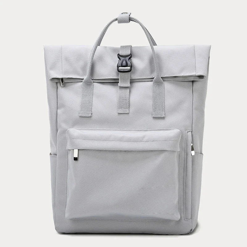Rolltop Rucksack Grau – Groß & Funktional