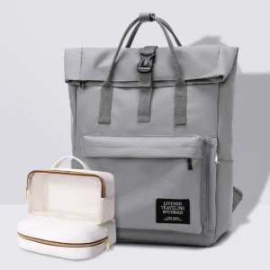 Rolltop Rucksack Grau – Zeitlos & Robust