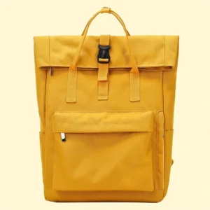 Rolltop Rucksack Gelb – Ihr Hingucker